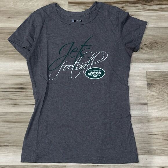 NFL Team Apparel New York Jets Tee Shirt Women’s Medium - Picture 1 of 3